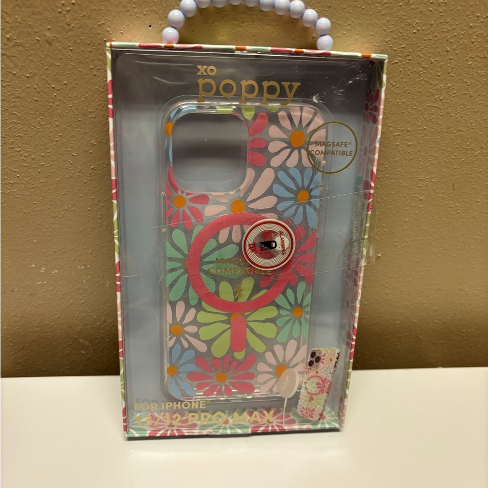 Poppy iPhone 13/12 PRO MAX Flower Power Protective Case